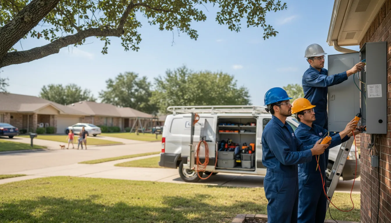 Certified electrician providing emergency electrical services in Downsville, LA